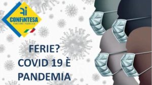 FERIE? COVID 19 È PANDEMIA