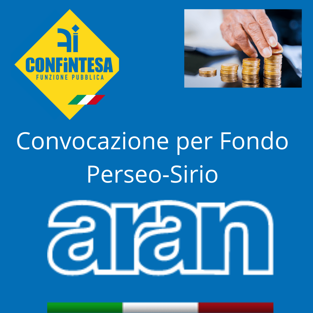 Convocazione ARAN – fondo Perseo-Sirio