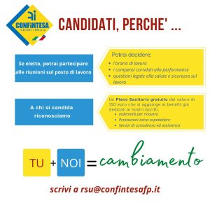 Candidati con Confintesa FP